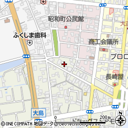 熊本県荒尾市大島154-2周辺の地図