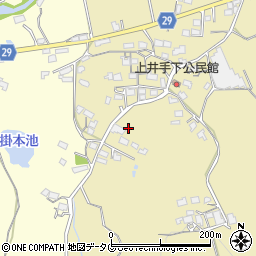 熊本県荒尾市上井手557周辺の地図