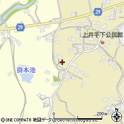 熊本県荒尾市上井手467周辺の地図