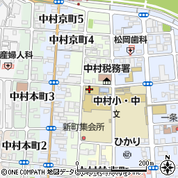 高知県四万十市中村新町周辺の地図