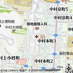 高知県四万十市中村桜町2-5周辺の地図
