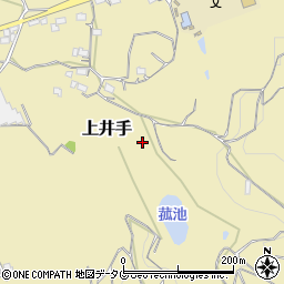 熊本県荒尾市上井手周辺の地図