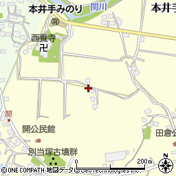 熊本県荒尾市本井手1207周辺の地図