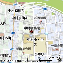 中村税務署周辺の地図