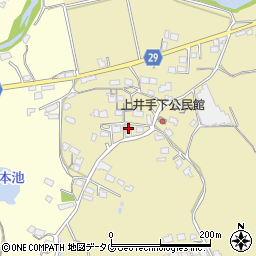 熊本県荒尾市上井手495周辺の地図