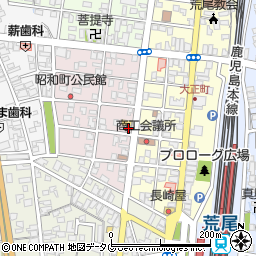 熊本県荒尾市昭和町4-25周辺の地図