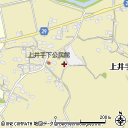 熊本県荒尾市上井手526周辺の地図