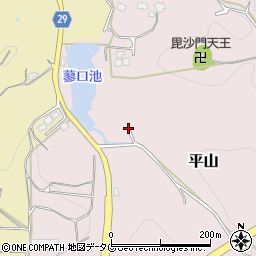 熊本県荒尾市平山1757周辺の地図