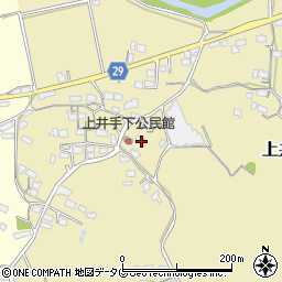 熊本県荒尾市上井手521周辺の地図