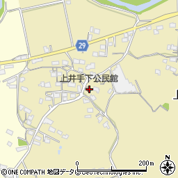 熊本県荒尾市上井手519周辺の地図