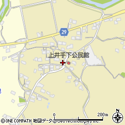 熊本県荒尾市上井手501周辺の地図