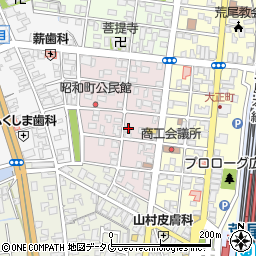 熊本県荒尾市昭和町4-9周辺の地図