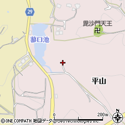 熊本県荒尾市平山1756周辺の地図
