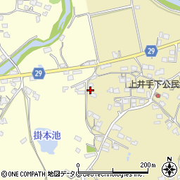 熊本県荒尾市上井手454周辺の地図