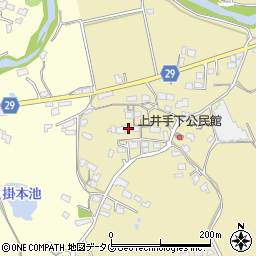 熊本県荒尾市上井手493周辺の地図