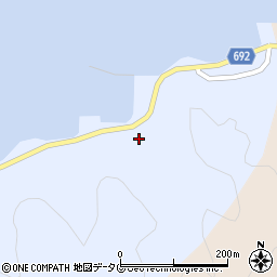 大分県佐伯市片神浦1332周辺の地図