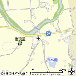 熊本県荒尾市本井手1055周辺の地図