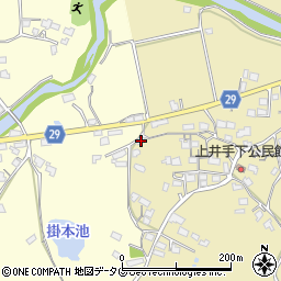 熊本県荒尾市上井手455周辺の地図