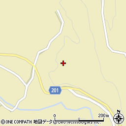 熊本県菊池市伊牟田周辺の地図