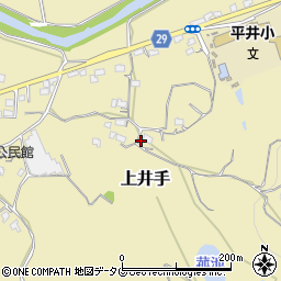 熊本県荒尾市上井手1004周辺の地図