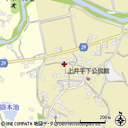 熊本県荒尾市上井手492周辺の地図