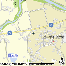 熊本県荒尾市上井手481周辺の地図