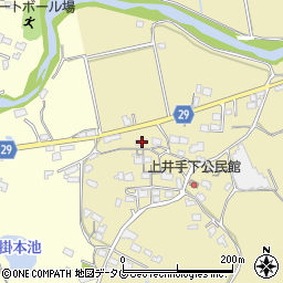熊本県荒尾市上井手489周辺の地図