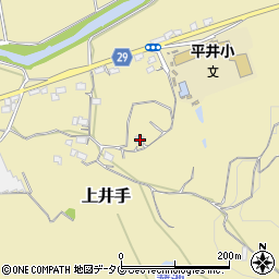熊本県荒尾市上井手1040周辺の地図