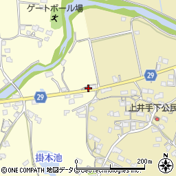 熊本県荒尾市本井手491-4周辺の地図
