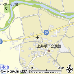 熊本県荒尾市上井手433周辺の地図