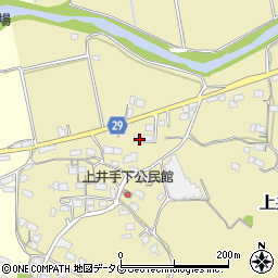 熊本県荒尾市上井手425周辺の地図