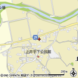 熊本県荒尾市上井手426-2周辺の地図