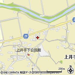 熊本県荒尾市上井手417-8周辺の地図