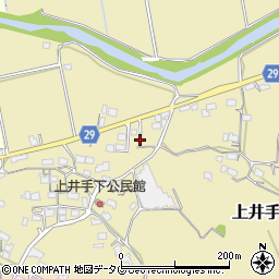 熊本県荒尾市上井手417周辺の地図