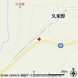 熊本県玉名郡和水町久米野128周辺の地図