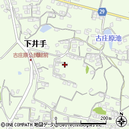 熊本県荒尾市下井手周辺の地図