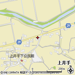熊本県荒尾市上井手412周辺の地図