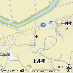 熊本県荒尾市上井手1031-1周辺の地図