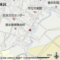 熊本県山鹿市鹿本町来民1484周辺の地図