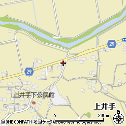 熊本県荒尾市上井手413-2周辺の地図