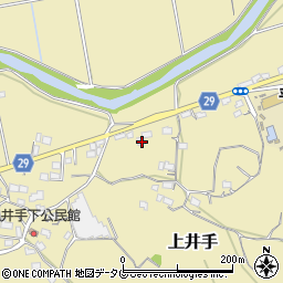 熊本県荒尾市上井手1021周辺の地図