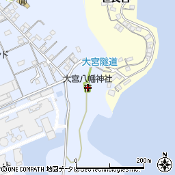 大宮八幡神社周辺の地図