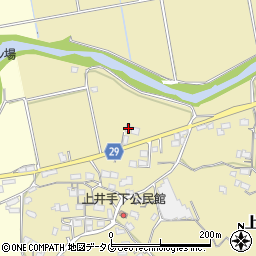 熊本県荒尾市上井手427周辺の地図