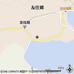 長崎県南松浦郡新上五島町友住郷345周辺の地図