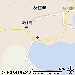 長崎県南松浦郡新上五島町友住郷209周辺の地図