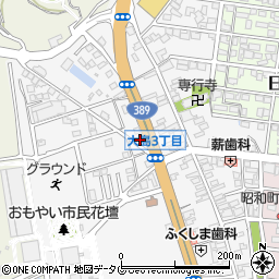熊本県荒尾市大島町周辺の地図