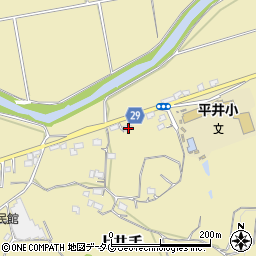熊本県荒尾市上井手1042周辺の地図