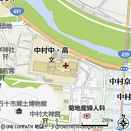 高知県立中村高等学校周辺の地図