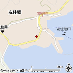 長崎県南松浦郡新上五島町友住郷388周辺の地図