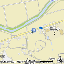 熊本県荒尾市上井手1044周辺の地図